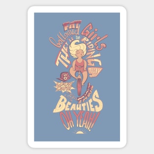 fat bottomed girls Sticker